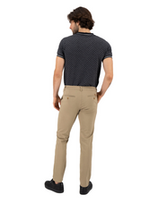 Pantalón Chino de Gabardina Slim - Caqui