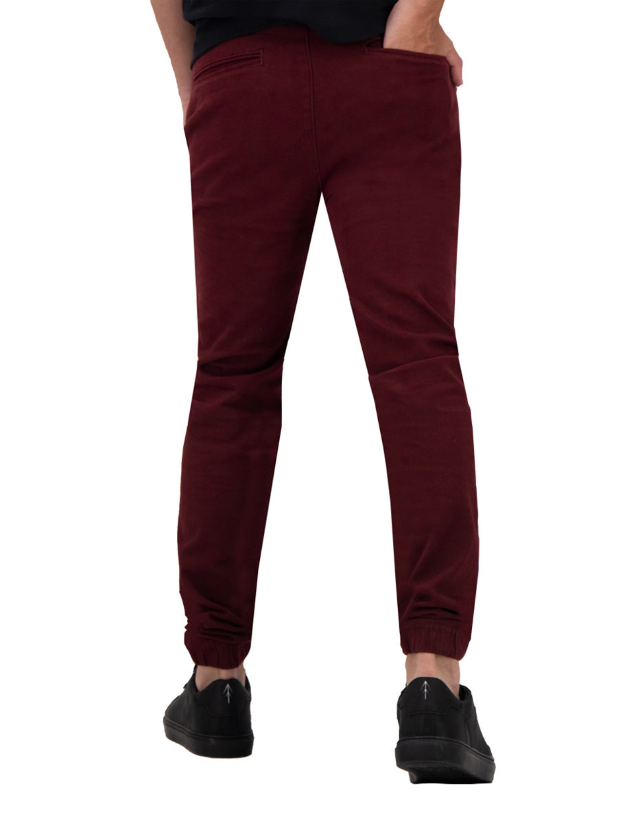 Jogger de Gabardina Premium - Vino