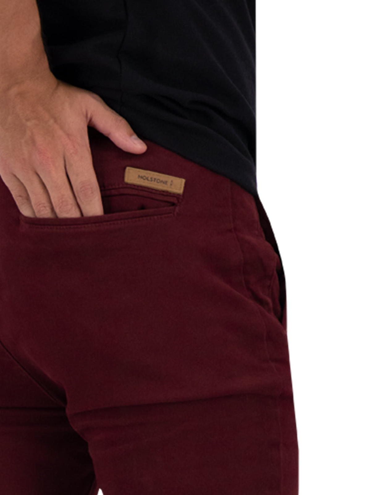 Jogger de Gabardina Premium - Vino