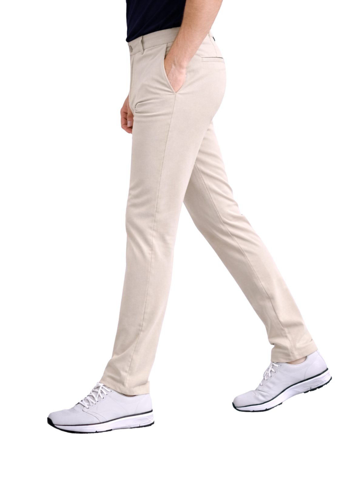 Pantalón Estilo Chino Deportivo Elástico Slim - Arena