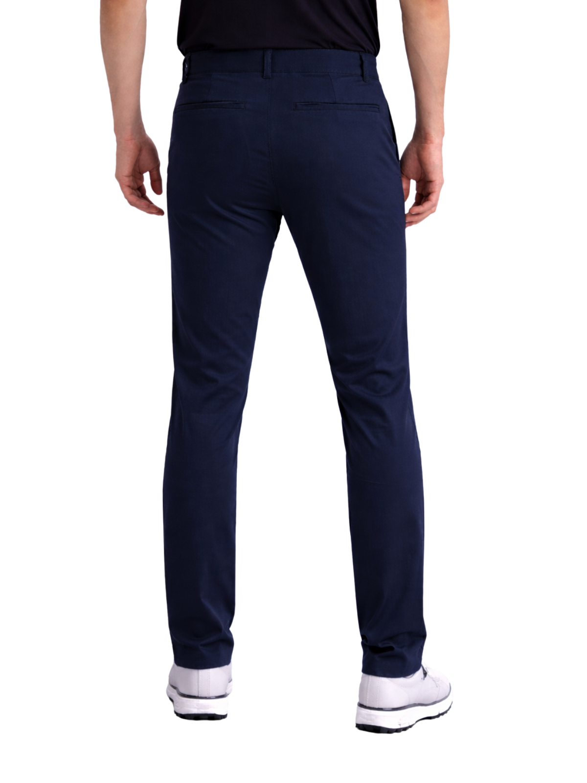 Pantalón Estilo Chino Deportivo Elástico Slim - Azul Marino