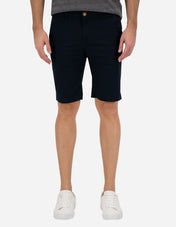 Bermuda Estilo Chino de Gabardina - Blue Navy