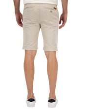 Bermuda Estilo Chino de Gabardina - Arena