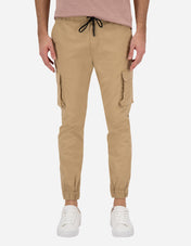 Jogger Cargo de Gabardina - Caqui