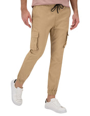 Jogger Cargo de Gabardina - Caqui