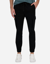 Jogger Cargo de Gabardina - Negro