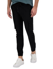 Jogger Cargo de Gabardina - Negro