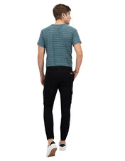 Jogger Cargo de Gabardina - Negro