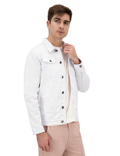Chamarra de Mezclilla Premium - Blanco