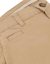 Pantalón Estilo Chino Cartera de Gabardina - Caqui