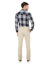 Pantalón Chino de Gabardina Slim - Arena