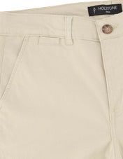 Pantalón Chino de Gabardina Slim - Arena