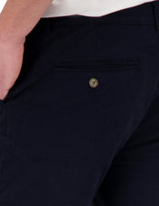 Pantalón Chino de Gabardina Slim - Azul Marino