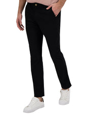 Pantalón Chino de Gabardina Slim - Negro