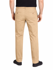 Pantalón Chino de Gabardina Recto - Caqui