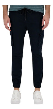 Jogger Cargo de Gabardina - Azul Marino