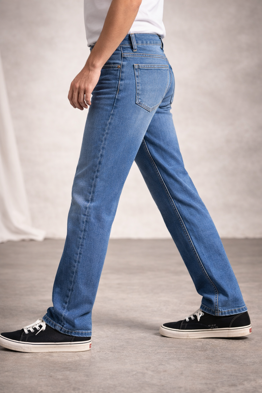 Jeans de Mezclilla Corte Recto - Michael