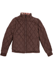 Chamarra Doble Vista para Hombre con Cierre Frontal - Café