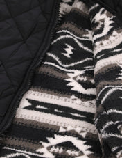 Chamarra Doble Vista para Hombre con Cierre Frontal - Negro