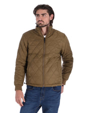 Chamarra Doble Vista para Hombre con Cierre Frontal - Oro