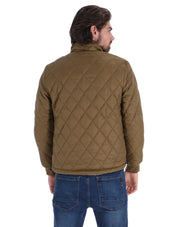 Chamarra Doble Vista para Hombre con Cierre Frontal - Oro