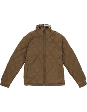 Chamarra Doble Vista para Hombre con Cierre Frontal - Oro