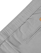 Joggers de Gabardina Slim - Gris Perla