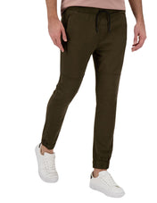 Jogger de Gabardina Slim - Verde Olivo