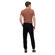 Jogger Fashion de Gabardina Regular Fit - Negro
