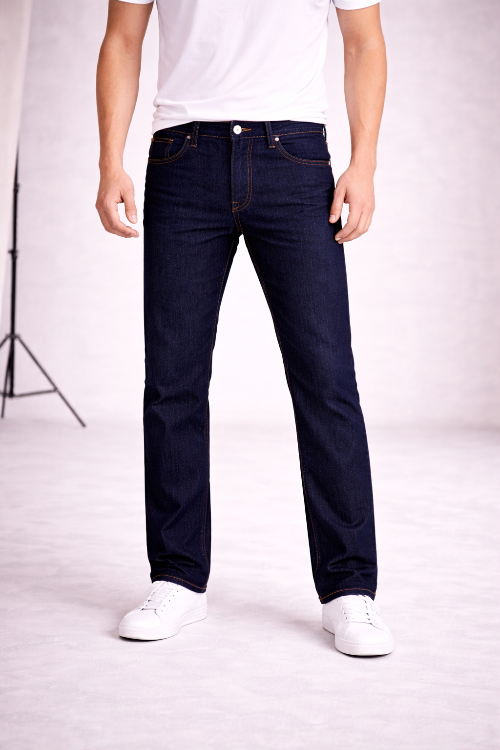 Jeans de Mezclilla Corte Recto - Landó