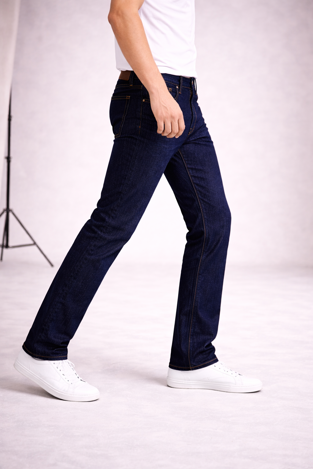 Jeans de Mezclilla Corte Recto - Landó