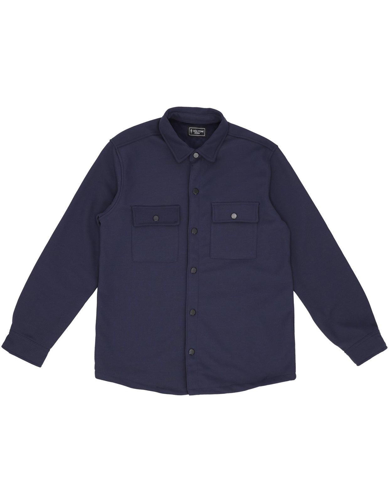 Sobrecamisa Ligera para Hombre con Bolsillos de Solapa - Azul Marino