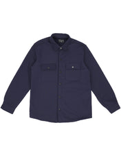 Sobrecamisa Ligera para Hombre con Bolsillos de Solapa - Azul Marino