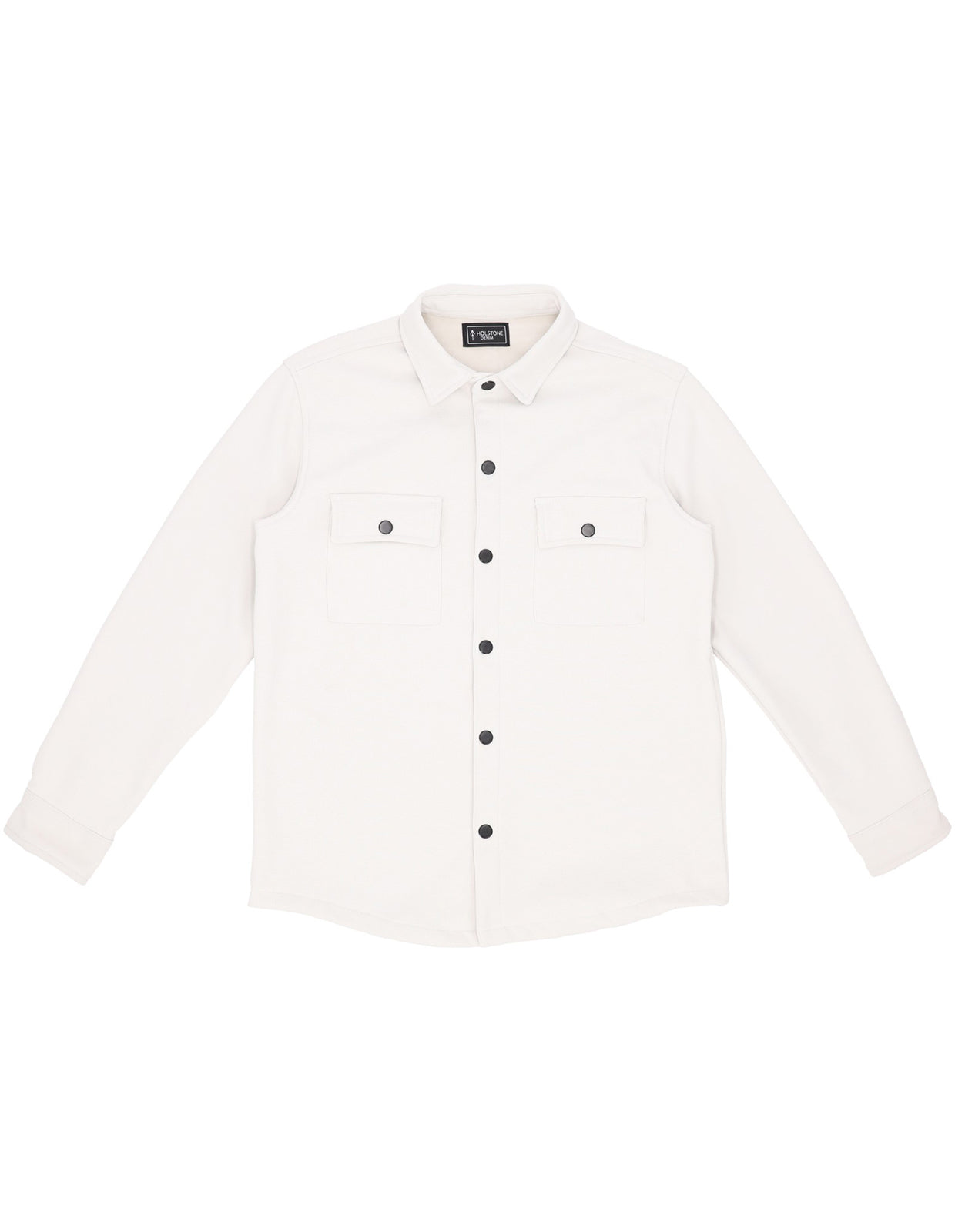 Sobrecamisa Ligera para Hombre con Bolsillos de Solapa - Blanco