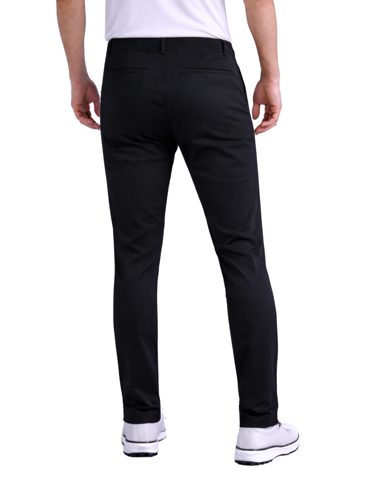 Pantalón Estilo Chino Deportivo Elástico Slim - Negro