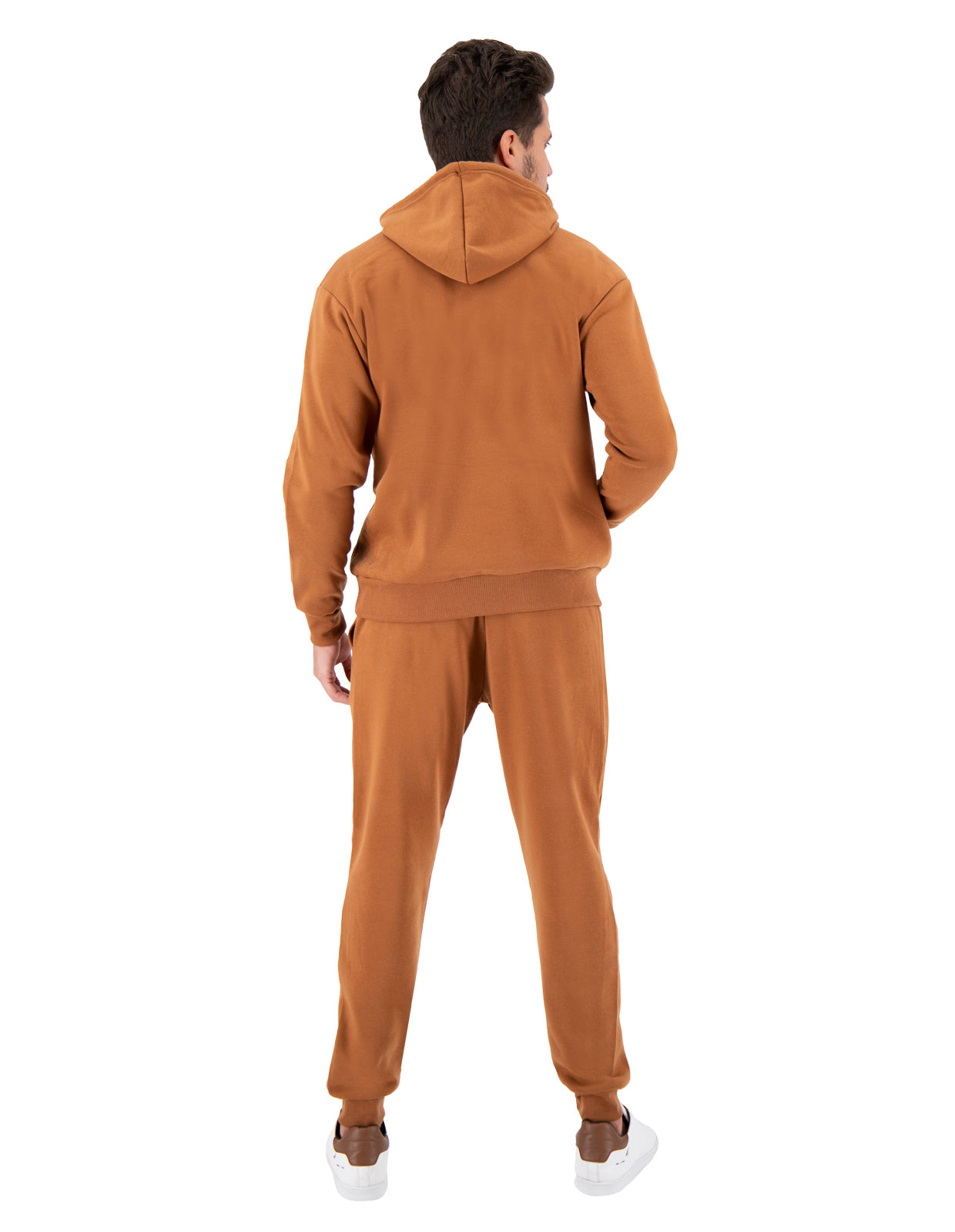 Sudadera con Gorro Regular Fit - Ladrillo