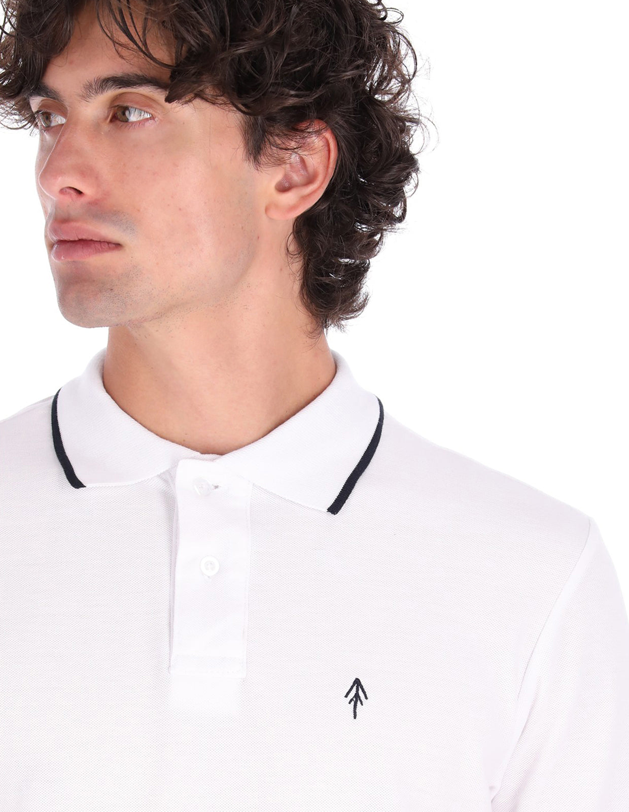 Playera Tipo Polo Regular Fit Para Hombre - Snow
