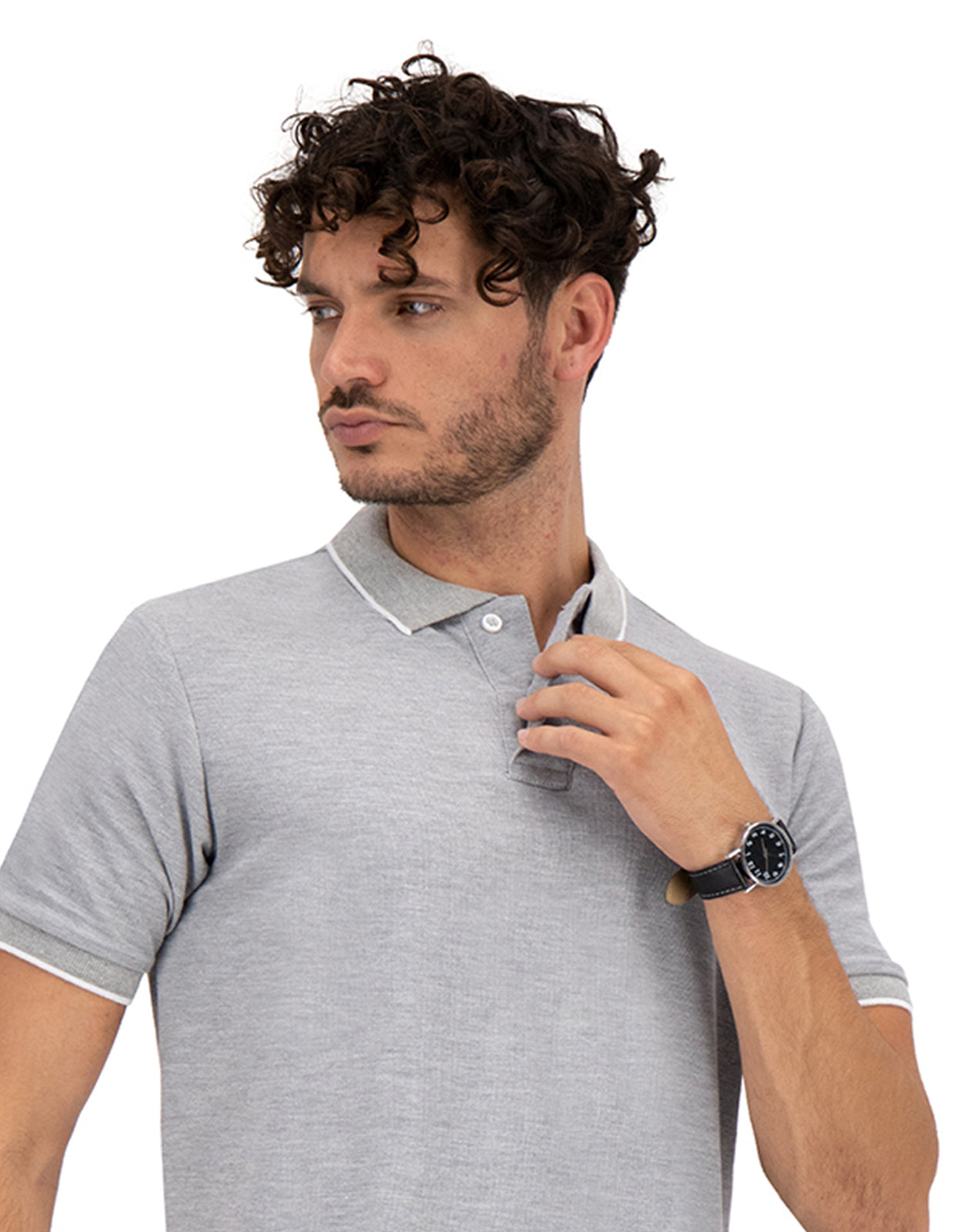 Playera Tipo Polo Regular Fit Para Hombre - Mael