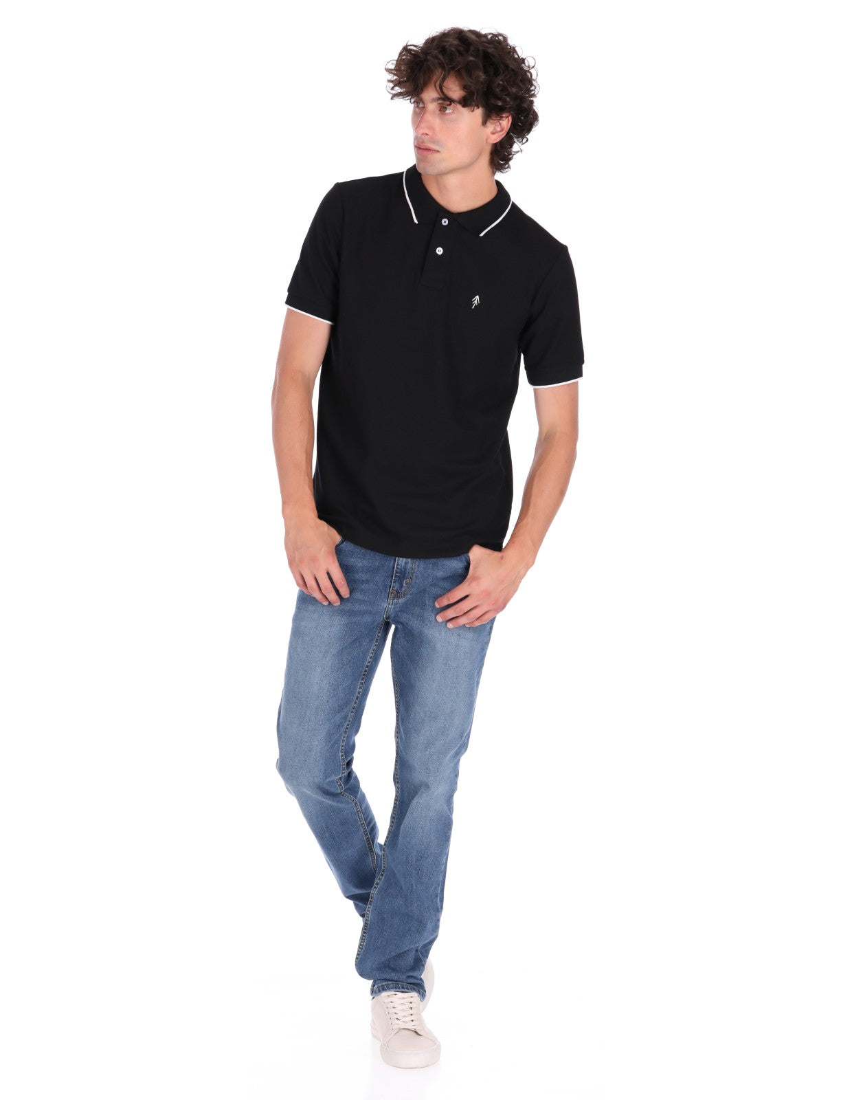 Playera Tipo Polo Regular Fit Para Hombre - Finn