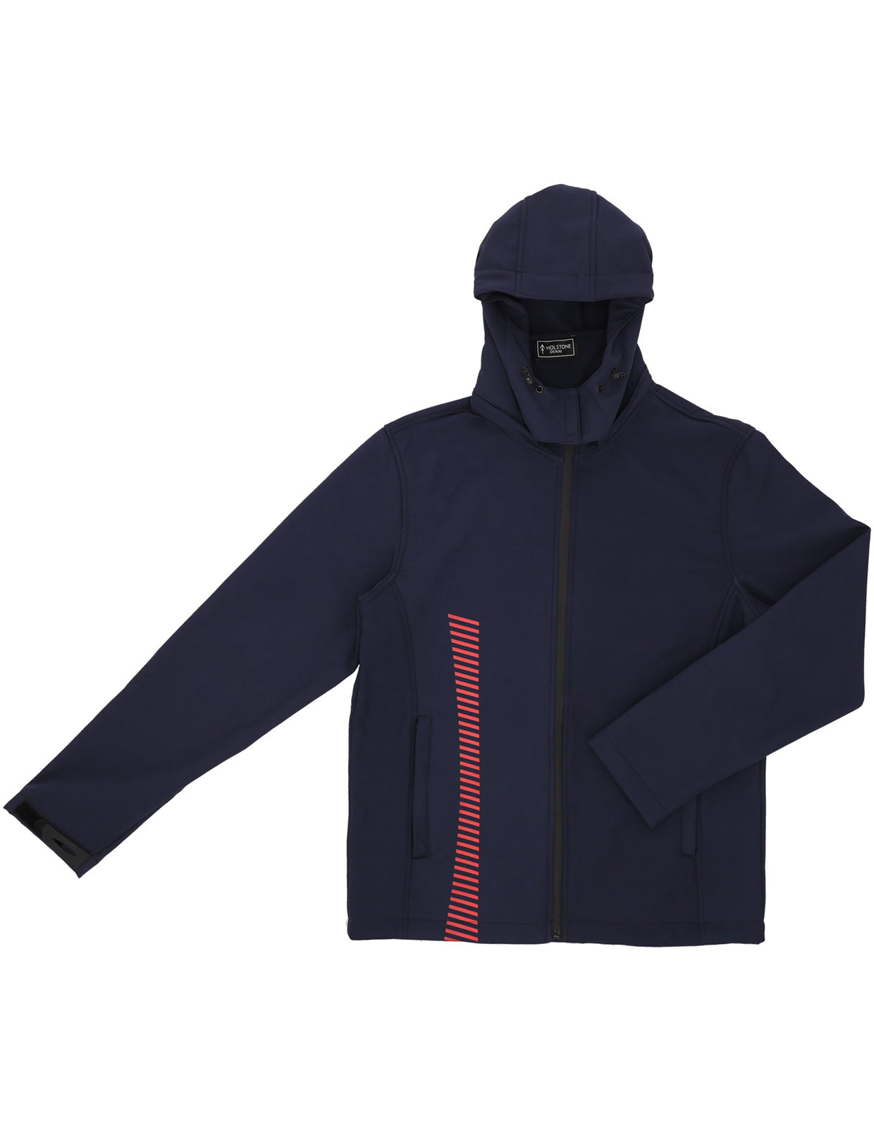 Chamarra Rompeviento con Capucha y Cierre - Navy