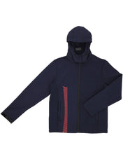 Chamarra Rompeviento con Capucha y Cierre - Navy