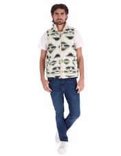 Chaleco Reversible Ligero para Hombre - Hueso