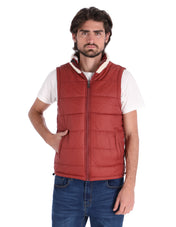 Chaleco Reversible Ligero para Hombre - Ladrillo