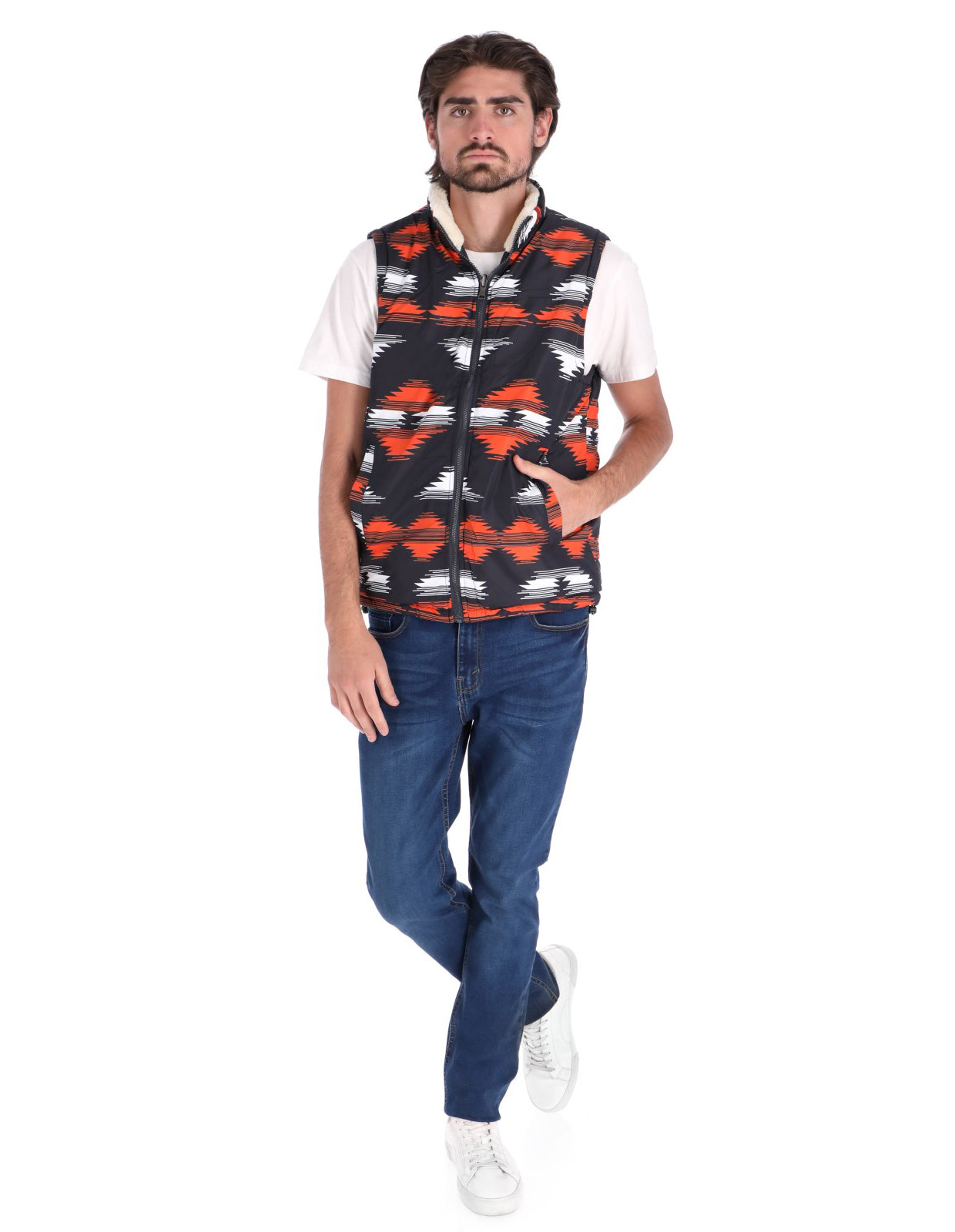 Chaleco Reversible Ligero para Hombre - Negro