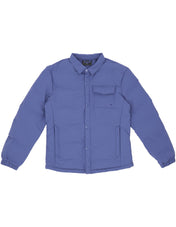 Chamarra Casual Acolchada para Hombre con Cierre de Botones - Azul