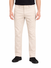 Pantalón Chino de Gabardina Recto - Arena