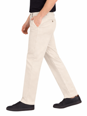 Pantalón Chino de Gabardina Recto - Arena