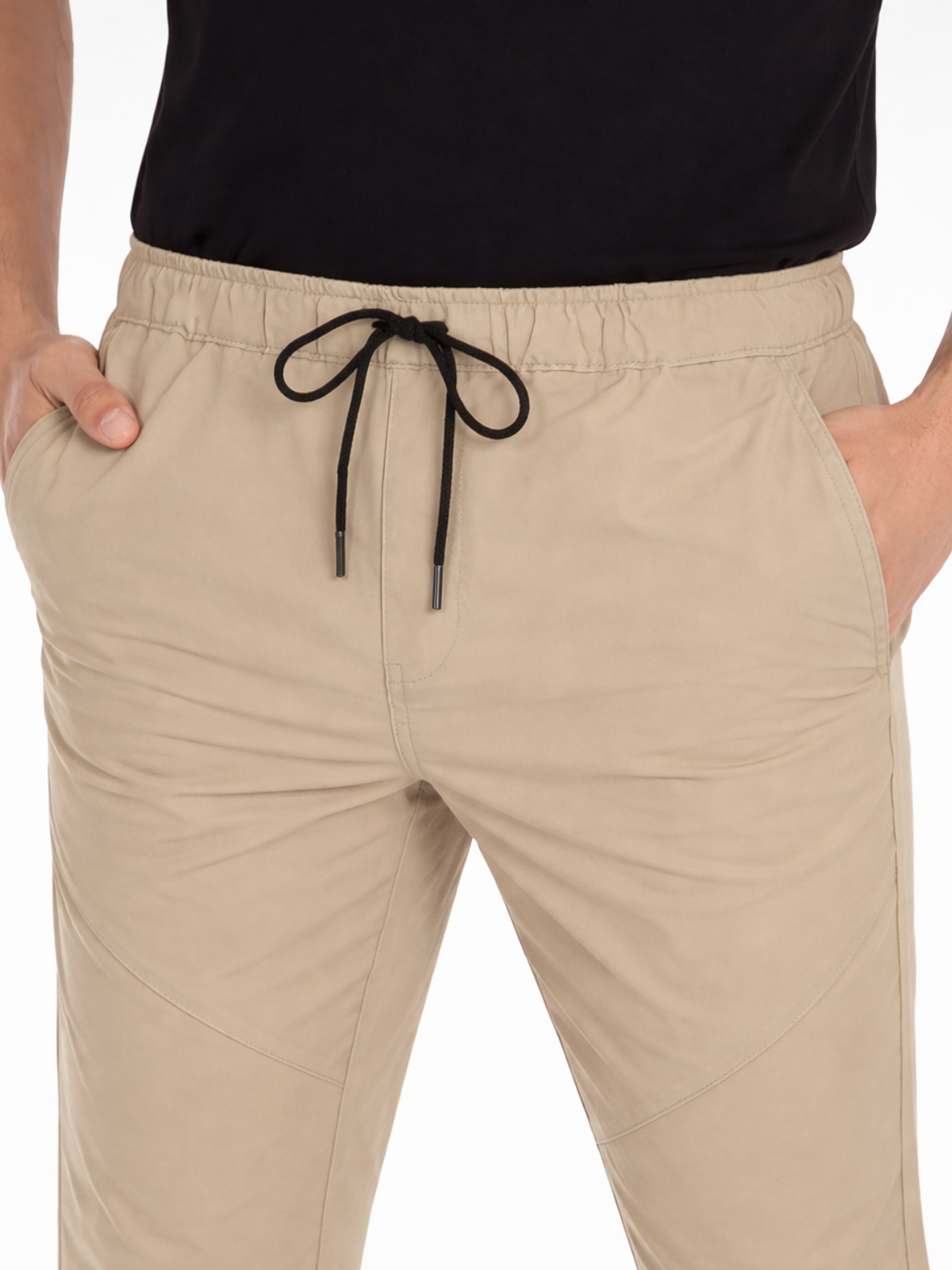 Jogger Deportivo Elástico Slim - Arena