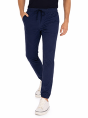 Jogger Deportivo Elástico Slim - Azul Marino