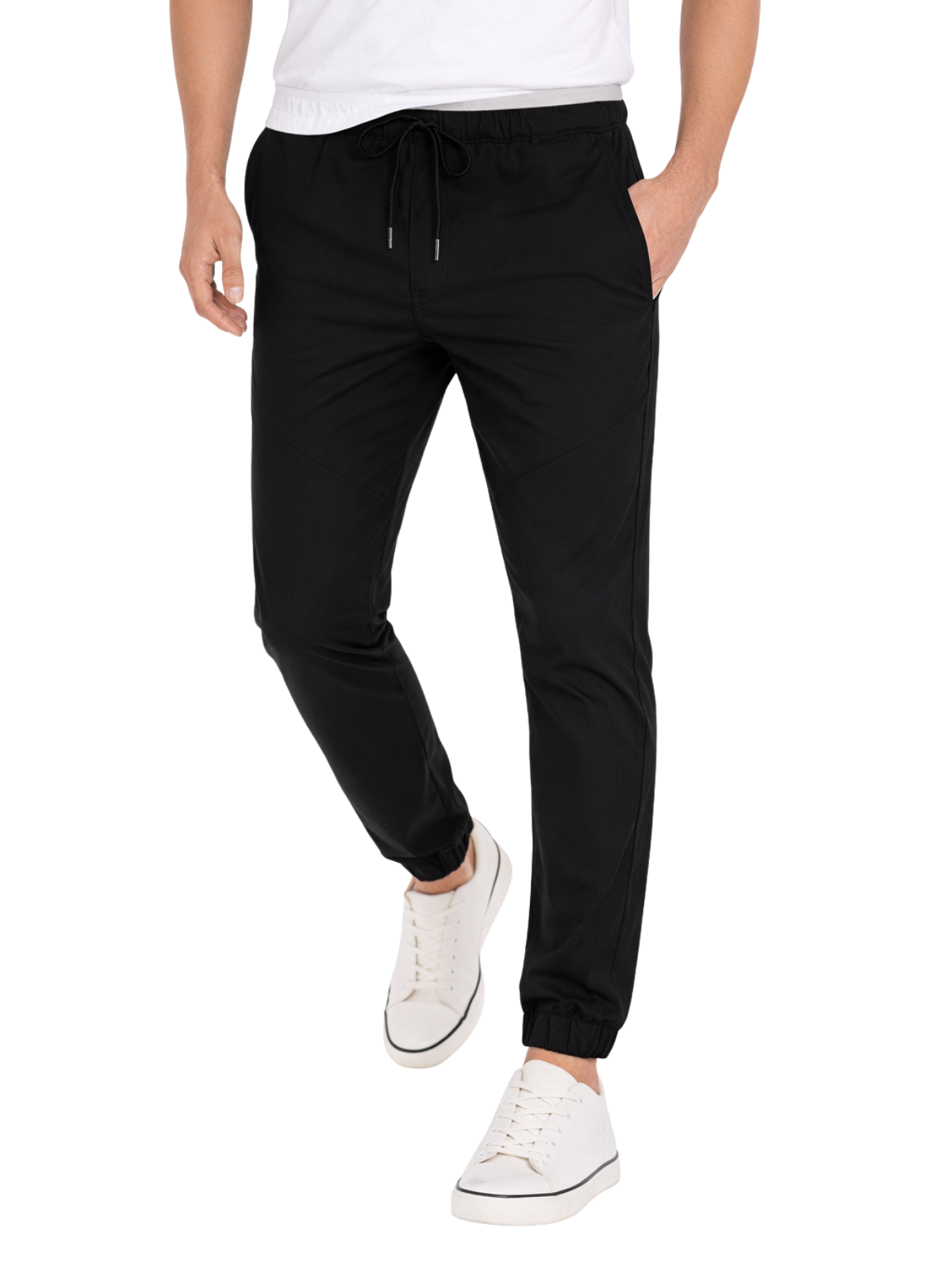 Jogger Deportivo Elástico Slim - Negro